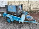 139 · WELDING GENSET TRAILER, SINGLE AXLE, REG: TKV 797 (SA), FITTED WITH CIGWELD GENERATOR WELDER, MOD: MPM 8/300 SS-KA, POWERED BY 3 CYLINDER PERKINS DIESEL ENGINE, HOURS: 6,605 SHOWING, FULLY SILENCED, 8KVA, 300AMP, 415V & 240V AUXILIARY POWER OUTLETS,, MOUNTED IN 6 x 4' TRAILER, BALL HITCH WITH SPARE WHEEL & JOCKEY WHEEL, (WITH PAPERS) 11.00% PREMIUM