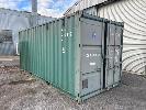 147 · 20' SHIPPING CONTAINER, GREEN, S/NO: PBXU220048, CLEAN & WATER TIGHT, FITTED WITH LOCK BOX, 2.6m (H),, 33.2m3