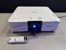 Laser Projector, Epson Eb-L610u Wuxga 3lcd, 6,000 Lumens, 8,134 Hours Showing With Remote, S/N:X5rx040124l