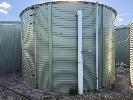 4 · TANK 4, PIONEER WATER TANKS COLORBOND CORRUGATED OLIVE GREEN WATER TANK, APPROXIMATELY 75,000 LITRE CAPACITY, APPROXIMATE SIZE 2.8 METRE HIGH x 5.8 METRE DIAMETER, WITH ACCESS LADDER