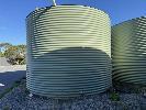 7 · TANK 7, EYRE WATER TANKS COLORBOND CORRUGATED OLIVE GREEN WATER TANK, APPROXIMATELY 30,000 LITRE CAPACITY, APPROXIMATE SIZE 2.7 METRE HIGH x 3.6 METRE DIAMETER