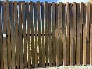 9 · DECORATIVE TIMBER POST WALL PANEL SECTION, APPROXIMATELY, 2840 (L) x 2000mm (H)