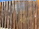 10 · DECORATIVE TIMBER POST WALL PANEL SECTION, APPROXIMATELY, 2840 (L) x 2000mm (H)