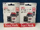 181 · 2 x SANDISK ULTRA 128GB MICRO SDXC MEMORY CARDS WITH ADAPTER, (RRP $128) (BOXED), (SUBJECT TO INSURANCE CLAIM)