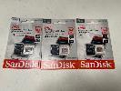 184 · 3 x SANDISK ULTRA 64GB MICRO SDXC MEMORY CARDS WITH ADAPTER, (RRP $147) (BOXED), (SUBJECT TO INSURANCE CLAIM)