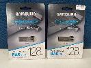 198 · 2 x SAMSUNG BAR PLUS USB 3.1 FLASH DRIVES TITAN GREY - 128GB, (RRP $198) (BOXED), (SUBJECT TO INSURANCE CLAIM)