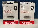 199 · 2 x SANDISK ULTRA FLAIR 128GB USB 3.0 FLASH DRIVES, (RRP $138) (BOXED), (SUBJECT TO INSURANCE CLAIM)