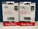 200 · 2 x SANDISK ULTRA FLAIR 128GB USB 3.0 FLASH DRIVES, (RRP $138) (BOXED), (SUBJECT TO INSURANCE CLAIM)