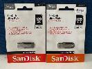 201 · 2 x SANDISK ULTRA FLAIR 128GB USB 3.0 FLASH DRIVES, (RRP $138) (BOXED), (SUBJECT TO INSURANCE CLAIM)