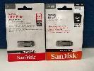203 · 2 x SANDISK ULTRA FLAIR 64GB USB 3.0 FLASH DRIVES, (RRP $88) (BOXED), (SUBJECT TO INSURANCE CLAIM)