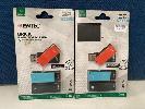 216 · 2 x EMTEC BRICK 3-PACK 32GB USB 2.0 FLASH DRIVE, (RRP $74) (BOXED), (SUBJECT TO INSURANCE CLAIM)