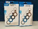 249 · 2 x LASER PACK OF 4 PU LEATHER KEYRING AIRTAG - MIXED, (RRP $100) (BOXED), (SUBJECT TO INSURANCE CLAIM)