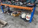 26 · WORK BENCH, 2700 x 800 x 910mm(H), STEEL FRAME, MODULAR NO GST