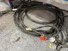179 · 4 x WIRE ROPE LIFTING SLINGS,, SWL: 3.6 TONNE, LENGTH: 6m NO GST