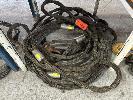 183 · 4 x WIRE ROPE LIFTING SLINGS, ASSORTED SIZES & LENGTHS NO GST