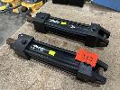 212 · 2 x HYDRAULIC RAMS, PARKER, 150mm STROKE, AS NEW