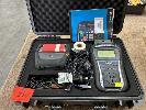 216 · ELECTRICAL SAFETY TEST DEVICE, METREL, MOD: MI3309BT, WITH PRINTER, CABLES & CARRY CASE NO GST