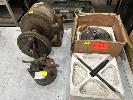 255 · INDEXING HEAD WITH 2 x 3 JAW CHUCKS, 120 & 160mm, NEW NO GST