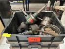 257 · 3 x MACHINE TAPPING HEADS INCLUDING ARCHER, WITH ASSORTED THREAD CUTTING DIES, 1 x TUB NO GST