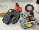 258 · PLATE CLAMPS, MERRILL, 1 TONNE & SUPER HLC-2, 2 TONNE NO GST