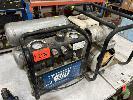 278 · AIR COMPRESSOR, ITM X-LITE, ALUMINIUM, 1HP, 62L/MIN, 135 PSI, 240V WITH FLUID TRANSFER PUMP, ALL FAULTS, SMASHED PUMP HOUSING,, POWERED BY HONDA GX160 PETROL ENGINE