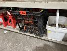 284 · 2 x CHASSIS STANDS, MITSU, 2,000kg,, 1 x TUB DRAG CHAIN & LUGS &, 1 x CHAIN BLOCK