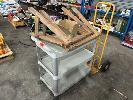 297 · WORKSHOP TROLLEY, PVC, 3 TIER, SACK TROLLEY & 2 x HORSE STANDS