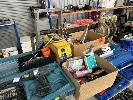 300 · ASSORTED WORKSHOP EQUIPMENT INCLUDING ARC WELDER, WIA, MAKITA CORDLESS DRILL, HAND TOOLS, DIAPHRAGM PUMP, ETC NO GST