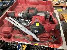 310 · ROTARY HAMMER DEMOLITION TOOL, FULL BOAR, MOD: FBT-1100, 240V WITH 2 x BITS & CARRY CASE
