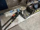 312 · FLEX C RING FASTENING TOOL, MOD: KCT-HC50, WITH CLIPS, DISTANCE MEASURING WHEEL, TAPES, STRING LINES, ETC, WITH CARRY CASE, 1 x SHELF
