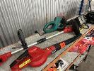 342 · OZITO GARDEN TOOLS INCLUDING, ELECTRIC CHAINSAW, 1800w,, HEDGE TRIMMER, 240V, LINE TRIMMER &, BLOWER, NO BATTERIES OR CHARGERS