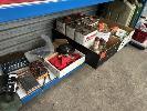 351 · 2 x METAL JERRY CANS, 20 LITRE, GREASE 5 POINT RACING HARNESS, SOCKET SET, MULTIMETER, SCREWDRIVER BIT SET, 1 x SHELF