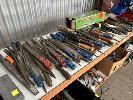 354 · HEAT INTERFACER, MOD: 10, 240V LIGHT, 240V, JARS OF DRILL BITS, TIMING LIGHT CAR, ETC, ASSORTED FILES, DIES, HOLE SAWS,, CONTENTS 2 x SHELVES