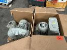 365 · 2 x AIR BLOWER UNITS, MRE, 2.3kw, 415V, AS NEW, WITH SMALL BLOWER UNIT, 1 x PALLET NO GST