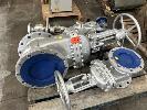 373 · VALVES INCLUDING,, 1 x 10" GATE VALVE, WCB 150,, 2 x 6" GATE VALVES, WCB 150 &, 3 x ASSORTED BALL VALVES, 20, 50 & 60mm DIAMETER, 1 x PALLET NO GST