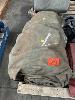 374 · TRUCK TARP, GREEN (7), PVC, 17'4 x 17' APPROX NO GST