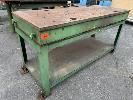 396 · ENGINEERING LAYOUT TABLE, 1830 x 700 x 930mm (H), 30mm PLATE STEEL TOP, REINFORCED UNDERNEATH, HEAVY DUTY STEEL FRAME NO GST
