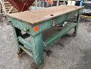 398 · ENGINEERING LAYOUT TABLE, 1830 x 700 x 930mm (H), 30mm PLATE STEEL TOP, REINFORCED UNDERNEATH, HEAVY DUTY STEEL FRAME NO GST