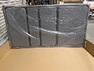9 · AVANTE HI-LO FLEX ELECTRIC ADJUSTABLE BED BASE (NO MATTRESS) WITH WIRED HAND CONTROL, MATTRESS RETAINER BARS AND CASTORS., SIZE: KING SINGLE, COLOUR: SLATE, DOM: 07/2024, ** NEW IN BOX **