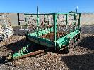 3 · CAGED BOX TRAILER, REG: TDB 758, 8 x 5' (2400 X 1500 ), DUAL AXLE, 50mm COUPLER, 5 STUD 14" RIMS, SWING OUT REAR GATE, HAS RUST TO FLOOR & BODY, WITH PAPERS NOT REGISTERED.
