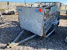 7 · CAGE TRAILER, REG: YDT 762, 2400 x 1400mm, 50mm COUPLER, 5 STUD 14" RIMS, CHECKER PLATE FLOOR, DROP DOWN MESH RAMP, LED LIGHTS, TIMBER SIDES & FLOOR, WITH NOT REGISTERED.