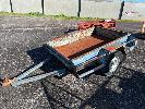 9 · BOX TRAILER, REG: YDS 791, 6 x 4', 1800 x 1200mm, 50mm COUPLER, 5 STUD 14" RIMS, LED LIGHTS, CHECKER PLATE FLOOR, SMALL AMOUNT RUST, WITH PAPERS NOT REGISTERED
