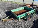 10 · BOX TRAILER, REG: YFK 241, 6 x 4', 1800 x 1200mm, 50mm COUPLER, 5 STUD 14" RIMS, GLOBE LIGHTS, CHECKER PLATE FLOOR, NO MAJOR RUST, WITH PAPERS NOT REGISTERED.