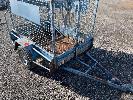 24 · CAGED TRAILER, REG: N/A, 6 x 4', 1800 x 1200mm, 50mm COUPLER, 5 STUD 14" RIMS, SWING OUT TAILGATE, NO LIGHTS