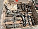 32 · 9 x 50mm COUPLERS, BRAKE TYPE, 4 x TIE DOWN POINTS,, ASSORTED JOCKEY WHEELS, PARTS, CONTENTS 1 x PALLET