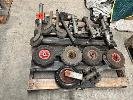37 · 5 x JOCKEY WHEELS & PARTS, 4 x PNEUMATIC WHEELS