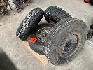 44 · 4 x 16" 6 STUD SPLIT RIMS & TYRES, 7.50 R16 TR668
