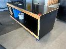 15 · CAFE CART, TIMBER CONSTRUCTION, PLYWOOD TOP & SIDES, MOBILE, 2400 x 800 x 940mm (H)