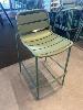 44 · 4 x ZANETI SPROUT S4216-DB BAR STOOL, COLOUR RESEDA GREEN, ALUMINIUM, INDOOR/ OUTDOOR, STACKABLE, POWDER COAT TEXTURED FINISH, 750mm (H), RRP: $399 PER STOOL