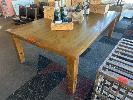 69 · LARGE SOLID TIMBER DINING TABLE, 2500 x 1500 x 775mm (H)